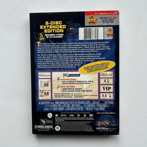 HANNAH MONTANA DVD Set: Season 1 + BOBW Miley Cyrus Concert w/ 3D glasses - Picture 8 of 10